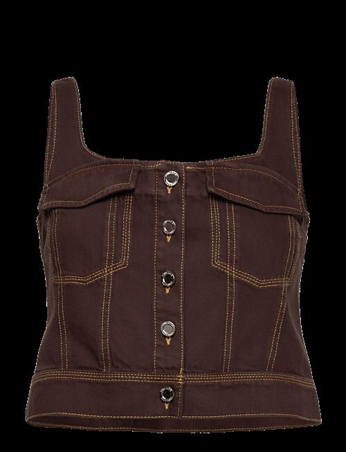 STINE GOYA | 2251 Denim, Cropped Denim Bustier | M