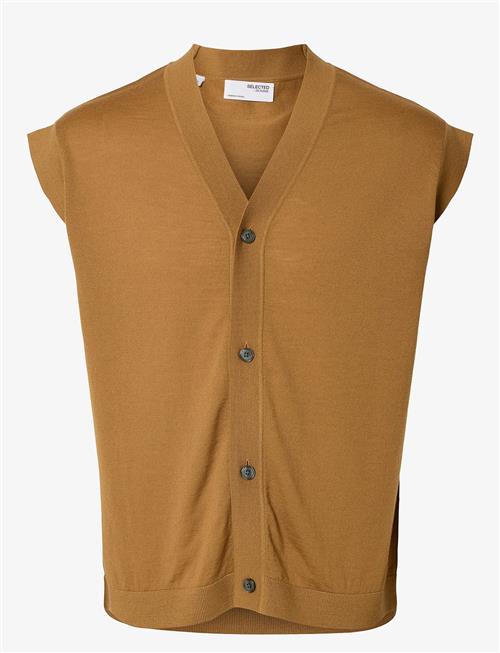 Selected | Slhtray Knit Merino Vest Cardigan Ex | M