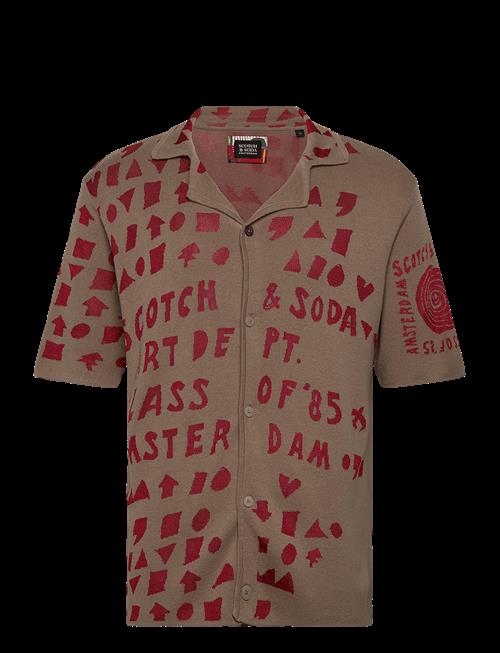 Scotch & Soda | Jacquard Knitted Shirt | S