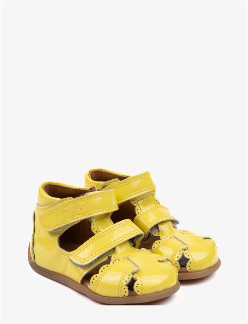 Pom Pom | Starters Two Velcro Scalloped Sand | 19