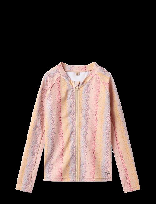 Wheat | Swim T-Shirt L/S Zip Ada | 80