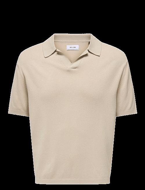 Se ONLY & SONS | Onsadrian Reg 12 Ss Contrast Polo Knit | M hos Booztlet