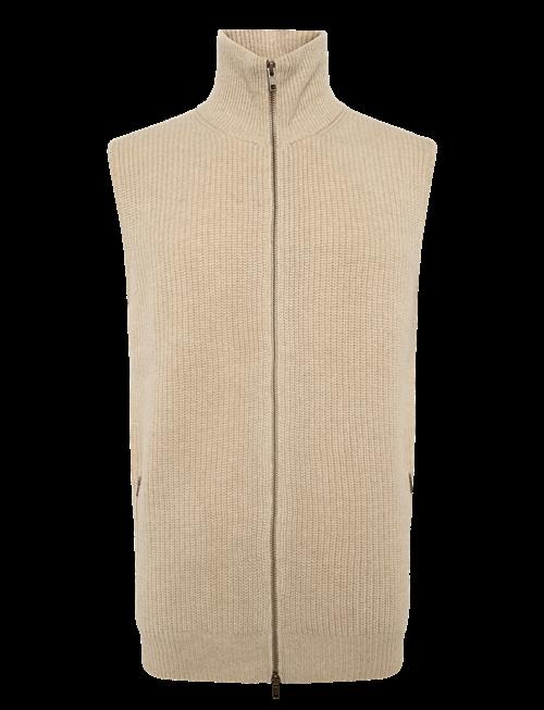 Davida Cashmere | Man Zip Pockets Vest | XL