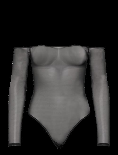 Organic Basics | Mesh Off-Shoulder Bodysuit | M