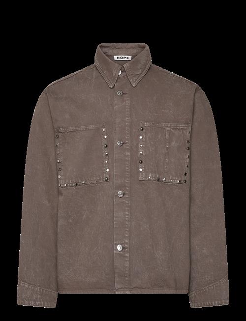 Hope | Stud Overshirt Stone Grey Marble | 50
