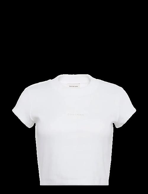 Calvin Klein Jeans | Monologo Baby Rib Tee | S
