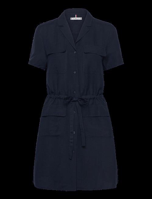 Tommy Hilfiger | Textured Linen S/S Short Dress | 42