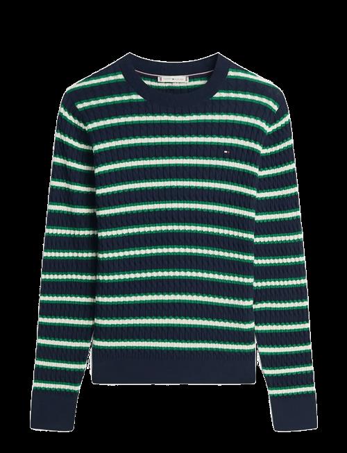 Tommy Hilfiger | Cotton Cable Fine Gg C-Nk Swt | L