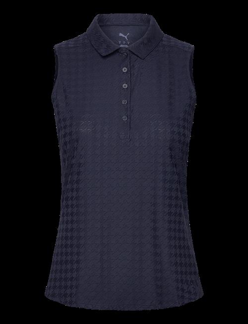 PUMA Golf | W Houndstooth Sl Polo | XS