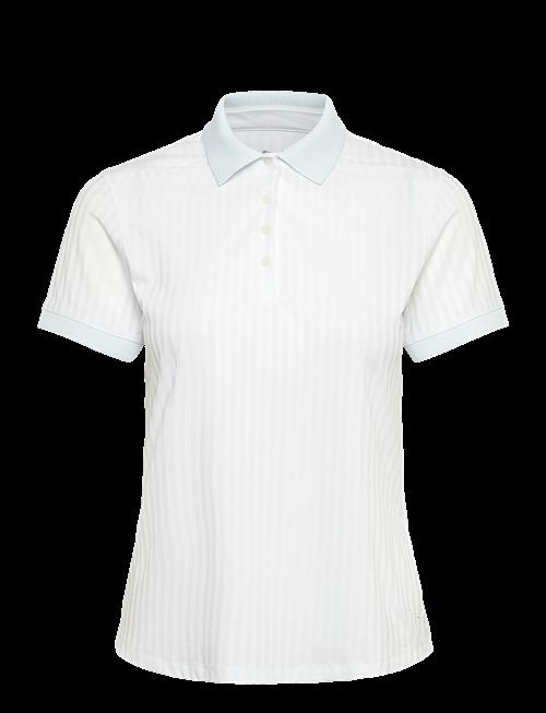 PUMA Golf | W Mattr Jacquard Stripe Ss Polo | XS