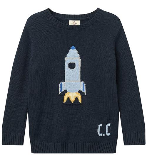 Copenhagen Colors Bluse - Strik - Navy Rocket