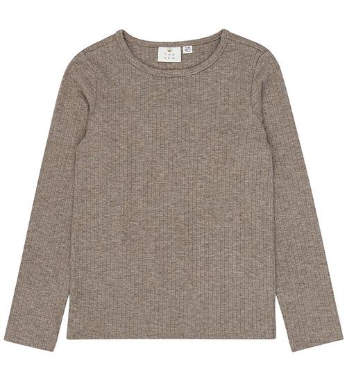 The New Bluse - Rib - TnVeeta - Taupe Gray