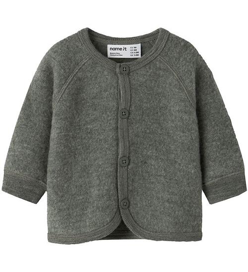Name It Cardigan - Uld - NbmWmino - Mulled Basil