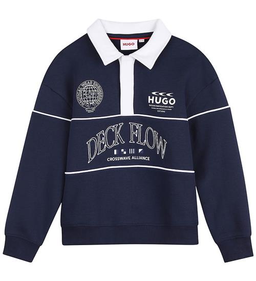 HUGO Polo - Navy/Hvid