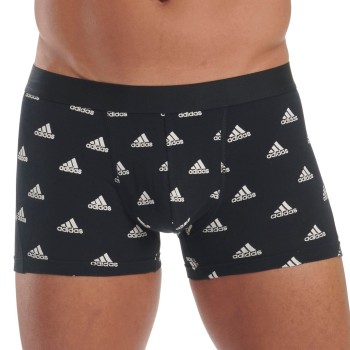 adidas 3P Active Flex Cotton Trunk Sort/Blå bomuld XX-Large Herre