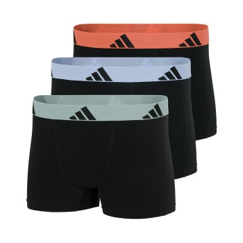 adidas 3P Active Flex Cotton Trunk Sort/Mint bomuld Large Herre
