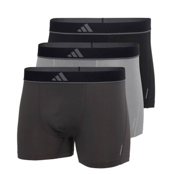 adidas 3P Active Micro Flex Trunk Sort/Grå polyester XX-Large Herre