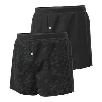 adidas 2P Active Woven Boxer Sort bomuld Large Herre