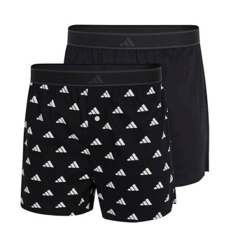 adidas 2P Active Woven Boxer Sort Mønster bomuld Medium Herre
