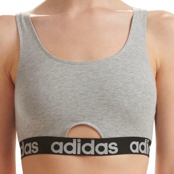 adidas BH Scoop Bralette Grå bomuld X-Large Dame