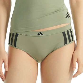 adidas Trusser Sport Active Essentials 3 Stripes Hipster Grøn bomuld Small Dame