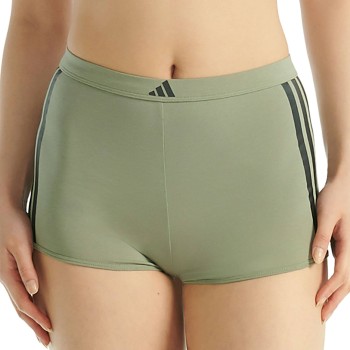 adidas Trusser Sport Active Essentials 3 Stripes ShortPant Grøn bomuld Small Dame