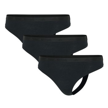 adidas Trusser 3P Sport Active Essentials Low Rise Thongs Sort polyamid XX-Large Dame