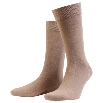 Amanda Christensen Strømper True Combed Cotton Sock Lysbrun  Str 39/42