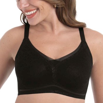 Anita BH Essentials Smart Padded Lace Bralette Sort XX-Large Dame