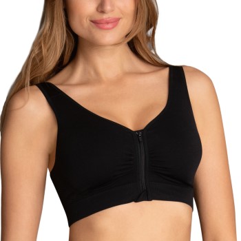 Anita BH Lynn Bralette Sort nylon Small Dame