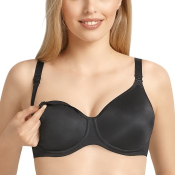Anita BH Microfiber Underwire Nursing Bra Sort E 70 Dame