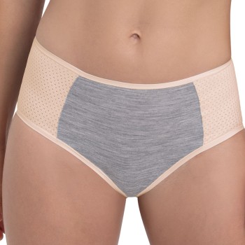 Anita Trusser Sports High Waist Panty Plus Rosa/Grå 42 Dame