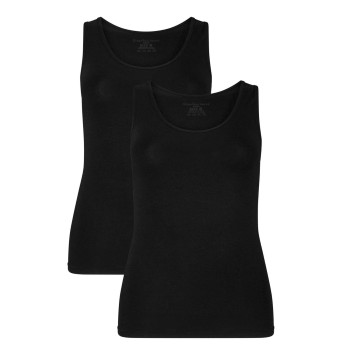 Bamboo basics 2P Anna Knitted Singlet Sort Medium Dame