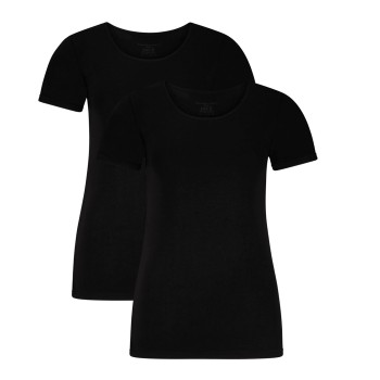 Bamboo basics 2P Kate T-Shirt Round Neck Sort Large Dame