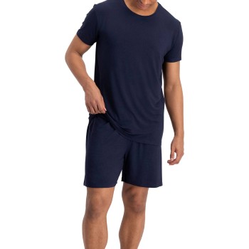 Bamboo basics Bamboo Basics Nolan PJ Set Navy viskose Small Herre