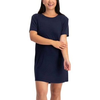 Bamboo basics Bamboo Basics Nora PJ Big T-Shirt Navy viskose Medium Dame