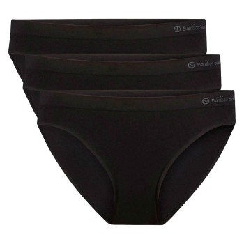 Bamboo basics Trusser 3P Tess Seamless Taille Slip Sort Small Dame