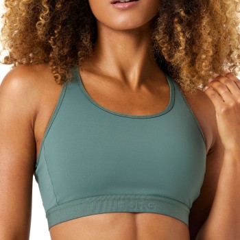 Björn Borg BH Low Support Sports Bra Petrol Large Dame