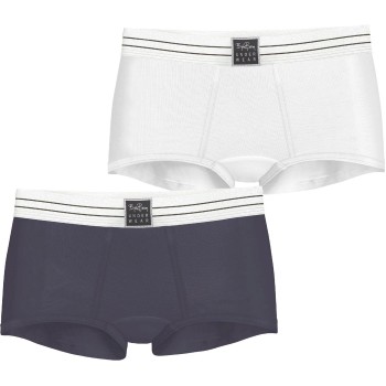 Björn Borg Trusser 2P Original Boxer Shorts Hvid/Grå økologisk bomuld Small Dame