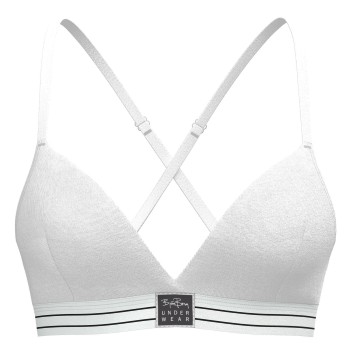 Björn Borg BH Original Triangle Bra Hvid bomuld X-Small Dame