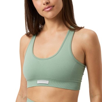 Björn Borg BH Studio Seamless Low Sports Bra Lysegrøn polyamid Medium Dame