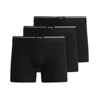 BOSS 3P Bamboo Boxer Brief Sort viskose XX-Large Herre