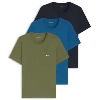 BOSS 3P Classic T ShirtRN Flerfarvet bomuld Medium Herre