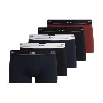 BOSS 10P Essential Trunks Flerfarvet bomuld Large Herre