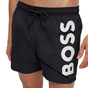 BOSS Badebukser Octopus Swimshort Sort polyamid Large Herre