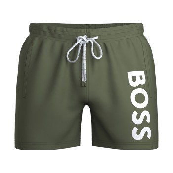 BOSS Badebukser Octopus Swimshort Militærgrøn  polyamid X-Large Herre