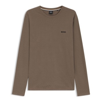 BOSS Waffle Sweatshirt Brun X-Large Herre