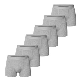 Bread & Boxers Bread and Boxers Boxer Briefs 6P Grå økologisk bomuld XX-Large Herre