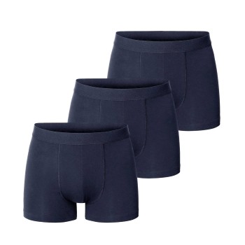 Bread & Boxers Bread and Boxers Boxer Briefs 3P Marineblå økologisk bomuld Large Herre