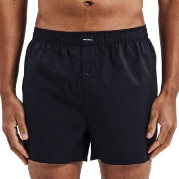 Bread & Boxers Bread and Boxers Boxer Shorts Multi 2P Sort økologisk bomuld XX-Large Herre